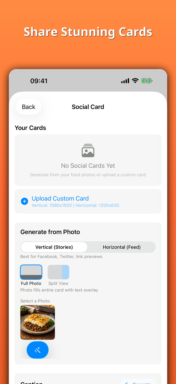 Share Stunning Cards