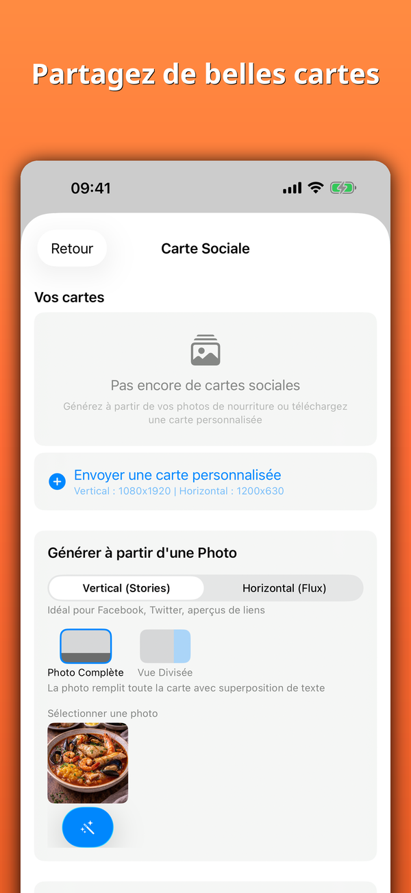 Partagez de belles cartes