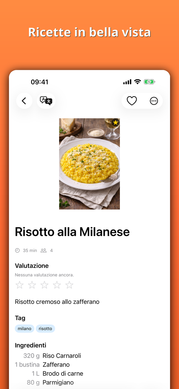 Ricette in bella vista