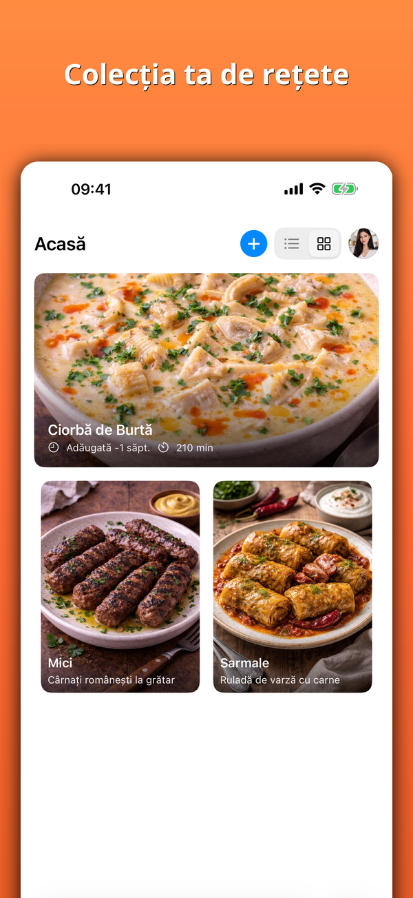 Colecția ta de rețete